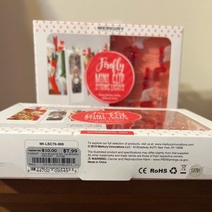 Firefly mini clip string lights. Hang photos,cards, notes or  small tree decor.